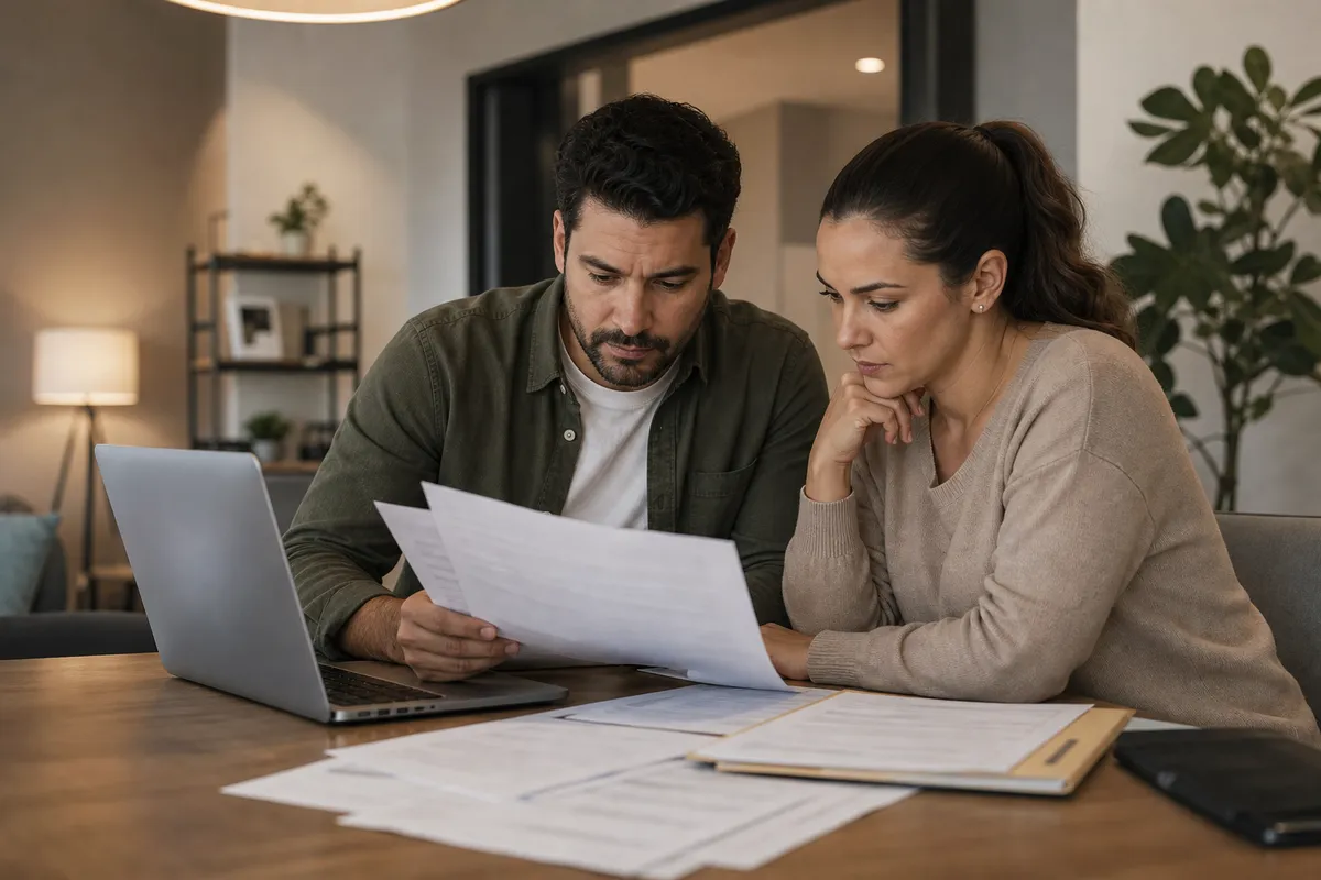 couple discussing Green Card options